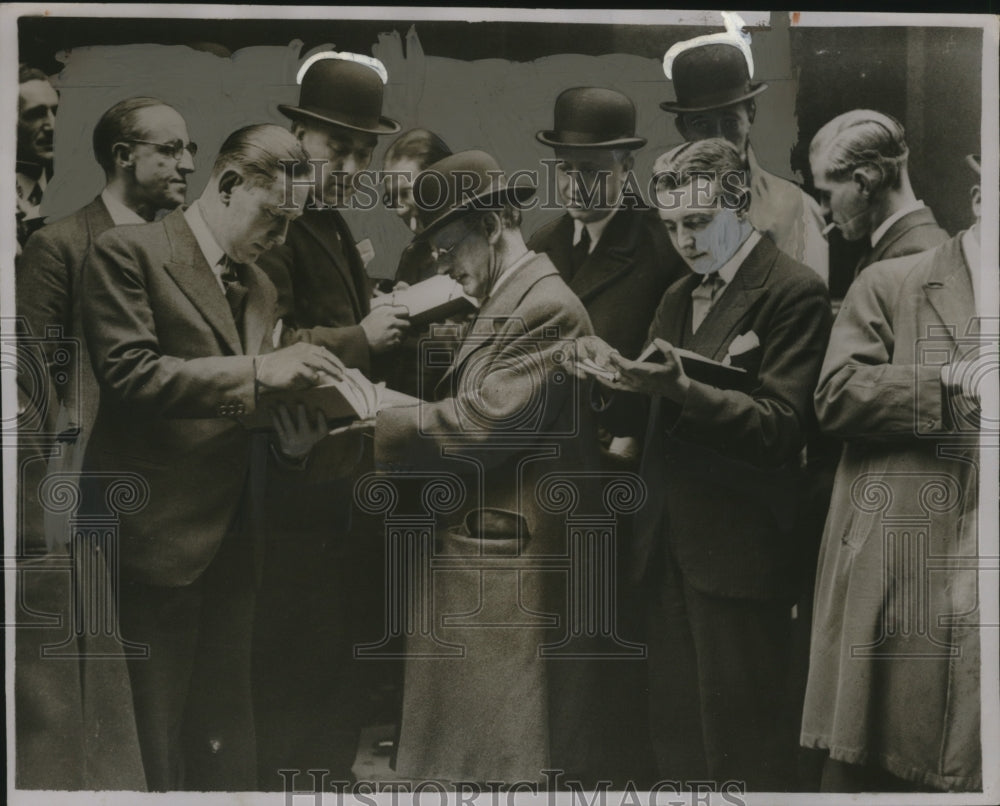 1933 Press Photo London Stock Exchange During United States Financial Crisis - Historic Images