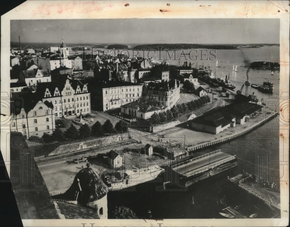 1939 Press Photo City of Vipuri, Finland, Bombed by Soviet Naval Forces-Historic Images