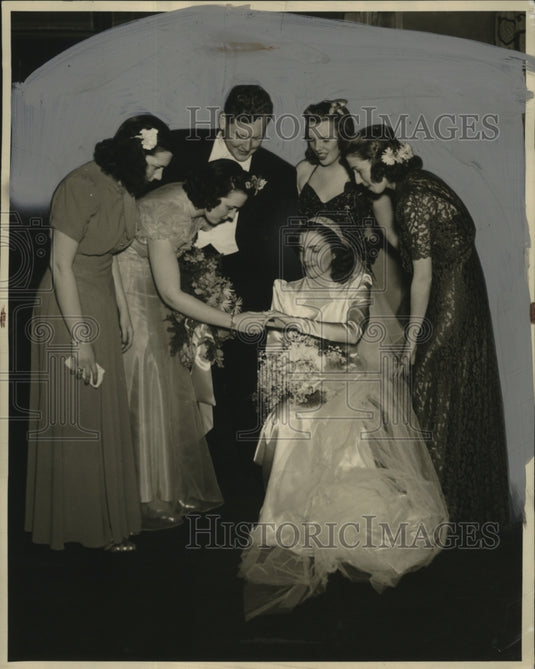 1940 Press Photo Leah Van Aken & Henry A. Barren - Historic Images