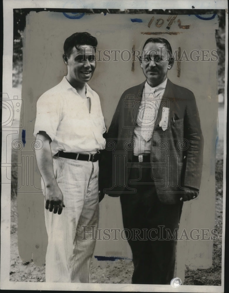 1933 Press Photo Philip Hrobak & Andrew Hadbavny - Historic Images