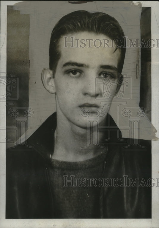 1934 Press Photo Russell A. Grham confessed to murder of his father with knife - Historic Images