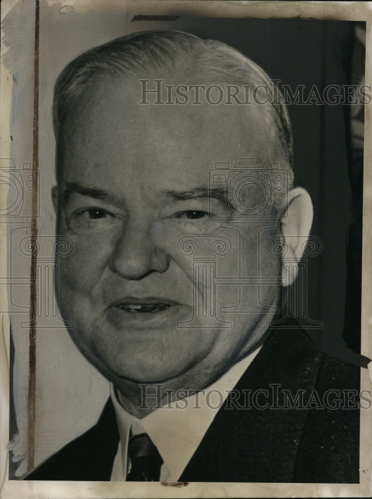 1939 Press Photo President Herbert Hoover in Washington DC - Historic Images