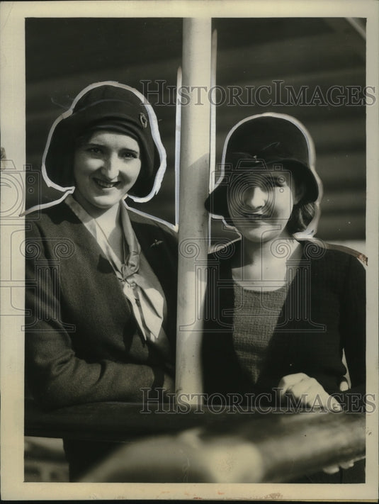 1932 Press Photo Veronica & Johnny Briscoe-George presented to court of St.James-Historic Images