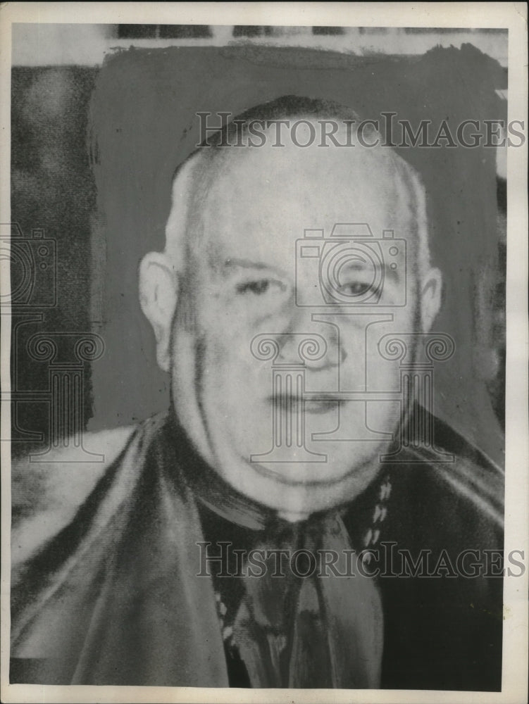 1958 Press Photo Cardinal Roncalli in his priestly robes - Historic Images
