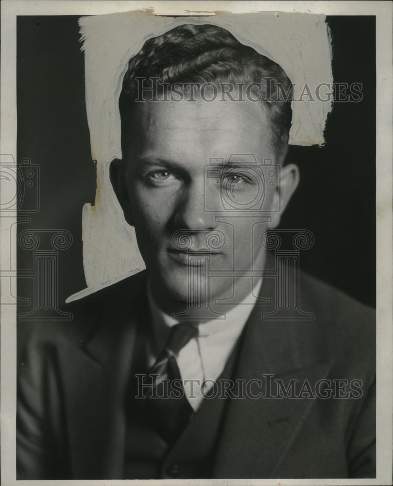 1933 Press Photo Frank Kallister, Speaker at Slovene Progressive Benefit Society-Historic Images