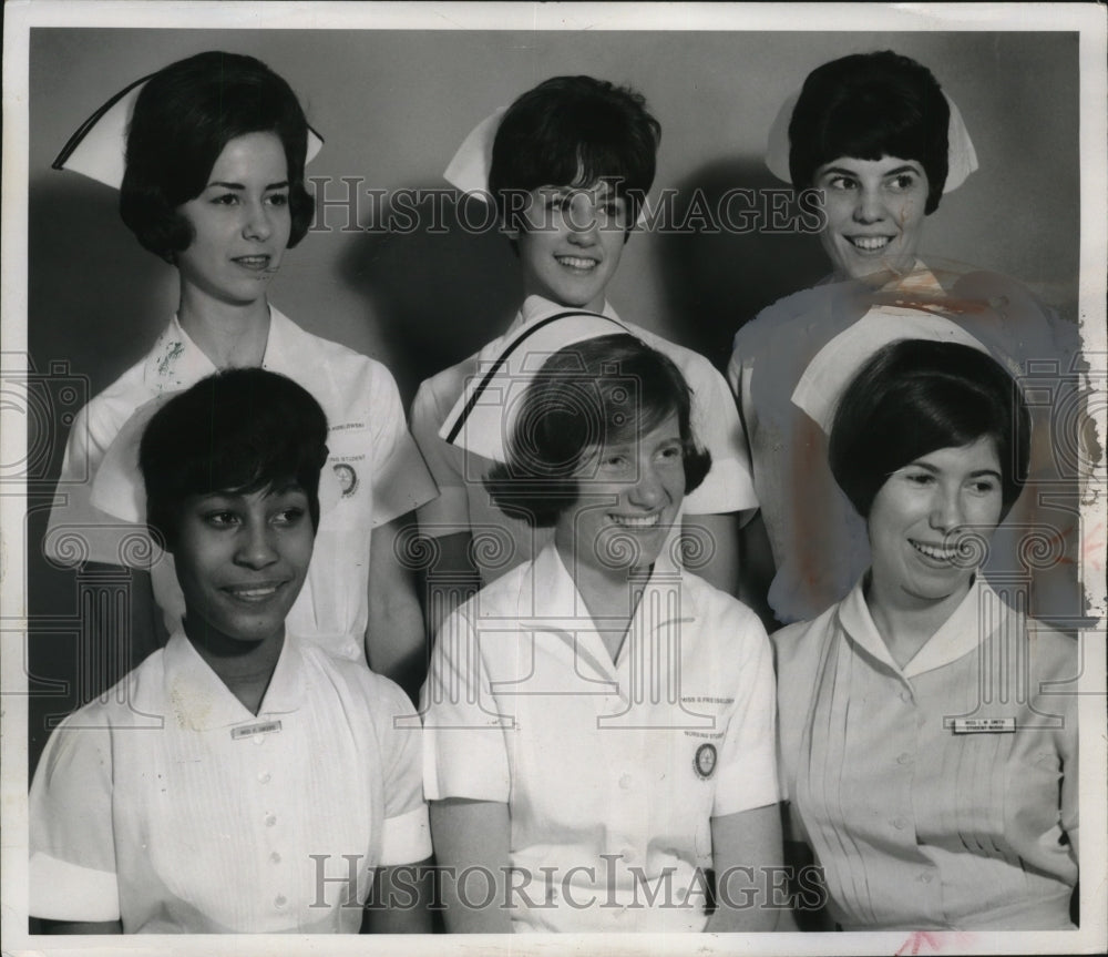 1967 Press Photo Ms. Laurelynn Smith, 19, Runner-Up in Ms. Student Nurse Contest-Historic Images