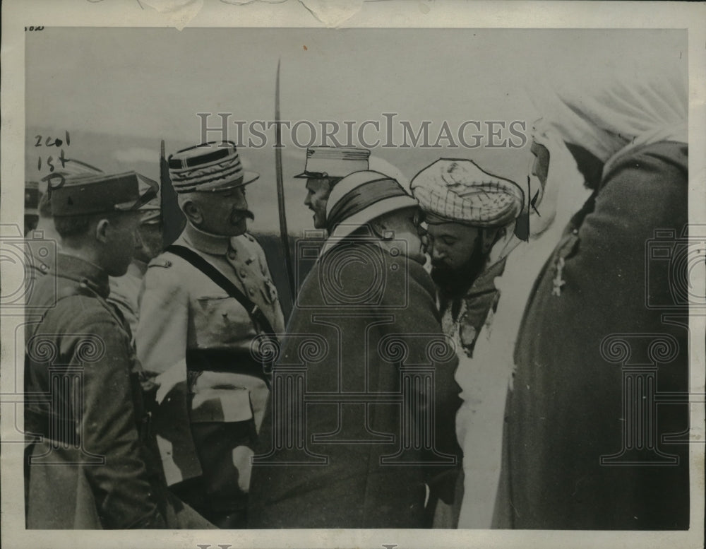 1922 Press Photo Pres Millerand of France in Morocco - Historic Images