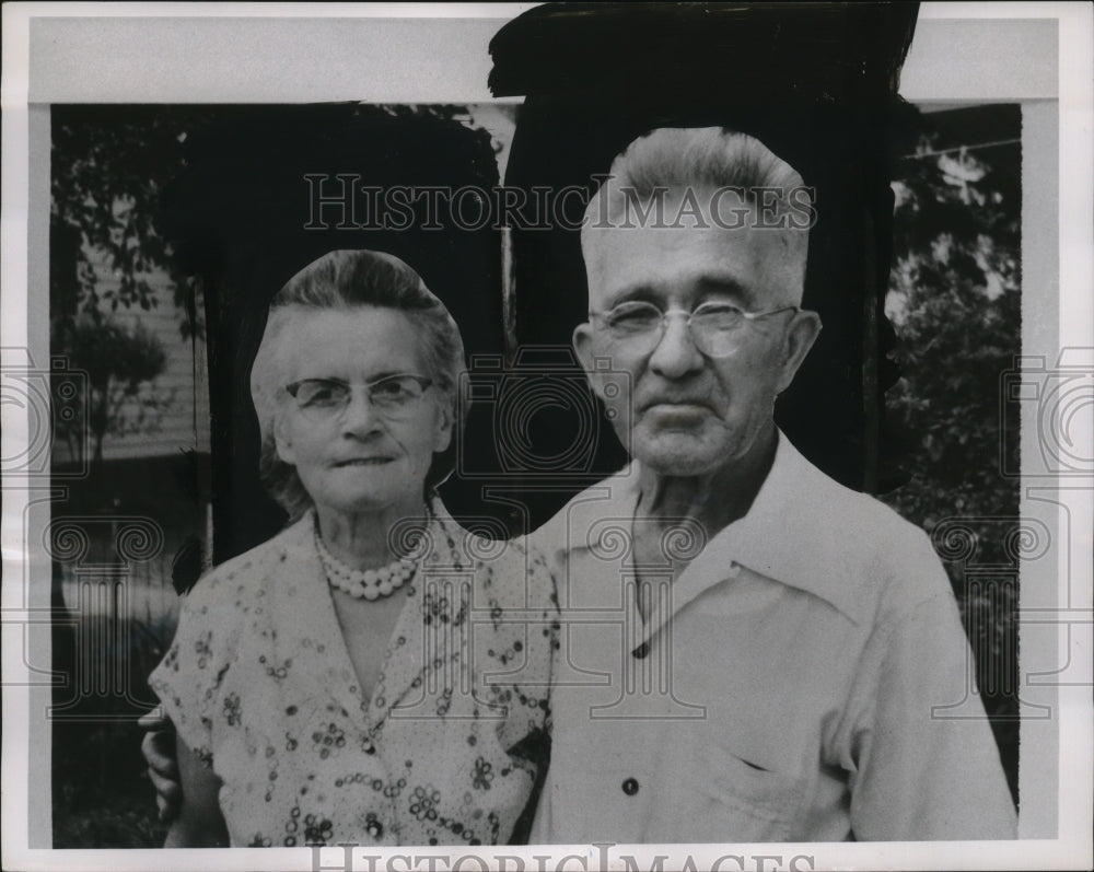 1962 Press Photo Mr. & Mrs. Michael Hakos' Golden Wedding Anniversary - Historic Images