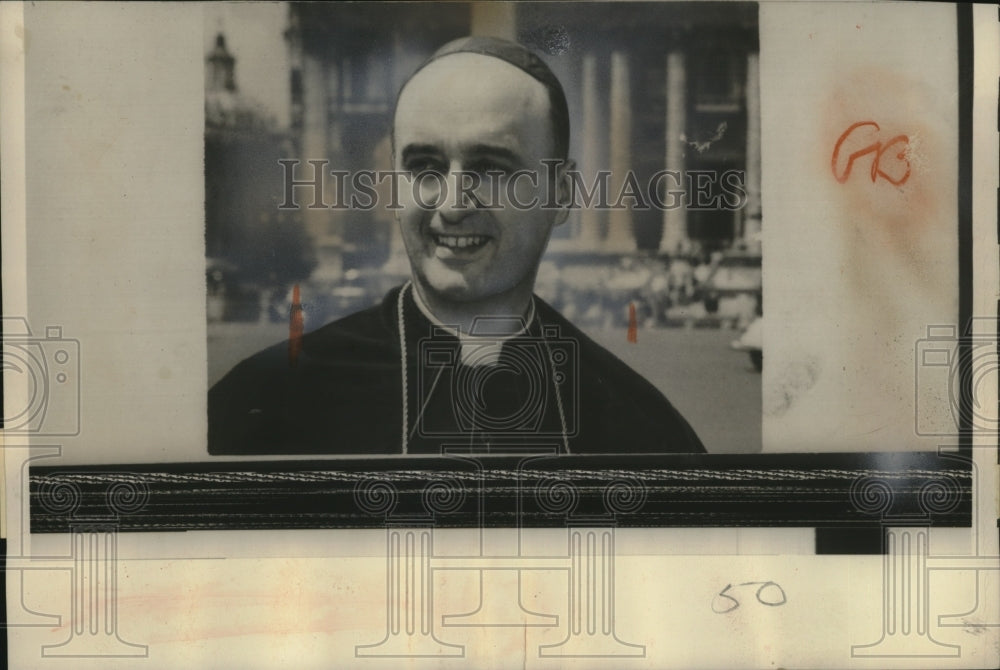1954 Press Photo Archbishop Albert G. Meyer - Historic Images