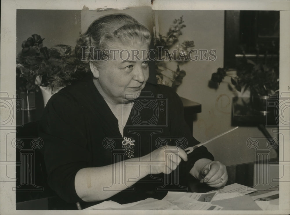 1939 Press Photo Florence S. Kerr, Assistant WPA Administrator - Historic Images