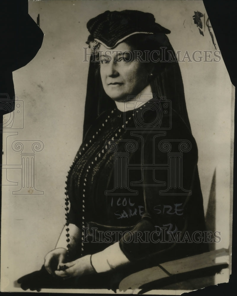 1922 Press Photo Baroness Gabrielle von Ruehow - Historic Images