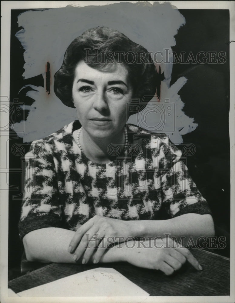 1966 Press Photo Mrs. Francene Panehal City Plan Commissioner Member-Historic Images
