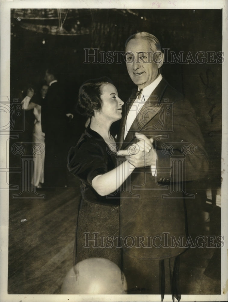 1937 Press Photo California Senator & Mrs William G McAdoo dancing - neo20454-Historic Images