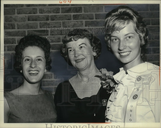 1961 Press Photo Mrs. Henry Ahnemiller, American Legion Auxiliary President-Historic Images