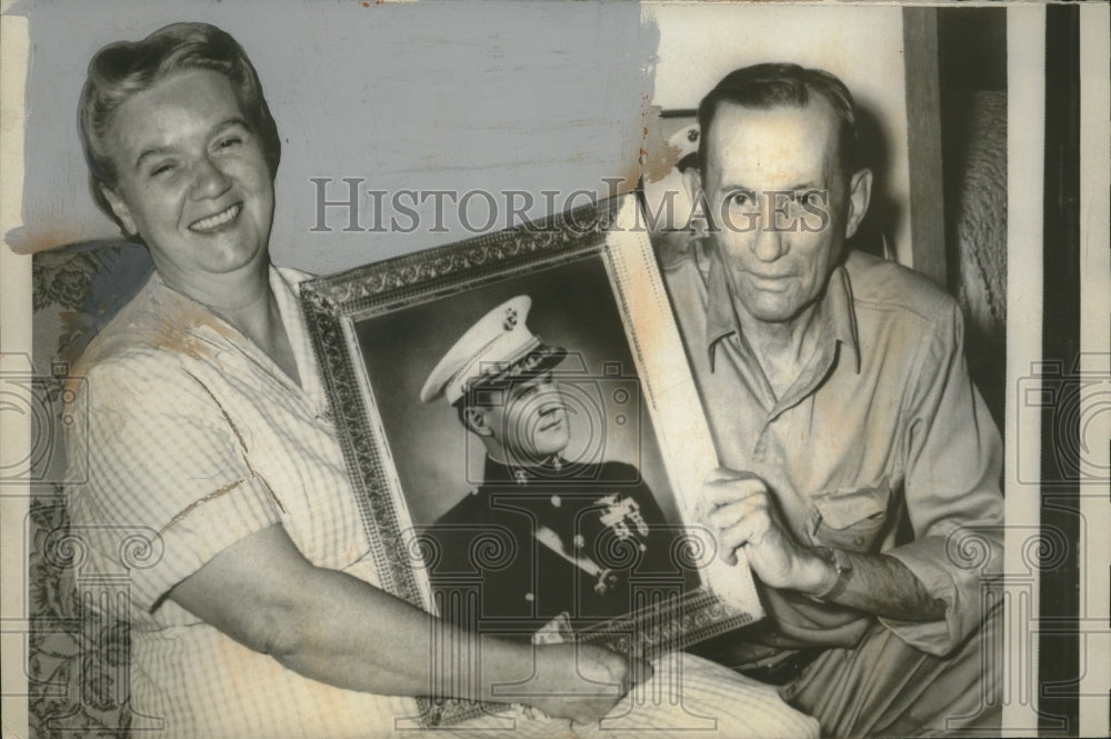 1959 Press Photo Mr. &amp; Mrs. Irvin Rankin, Parents of Dead Marine, W. H. Rankin - Historic Images