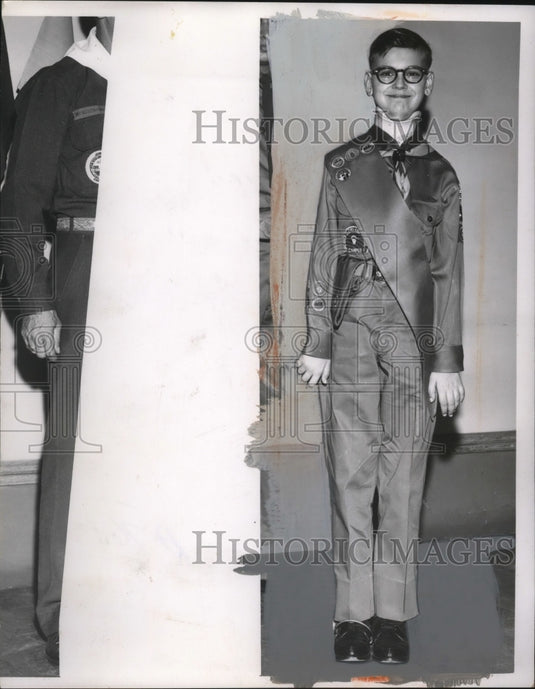 1964 Press Photo Timmy Taylor of Sunbeam Troop 457 - neo21190-Historic Images