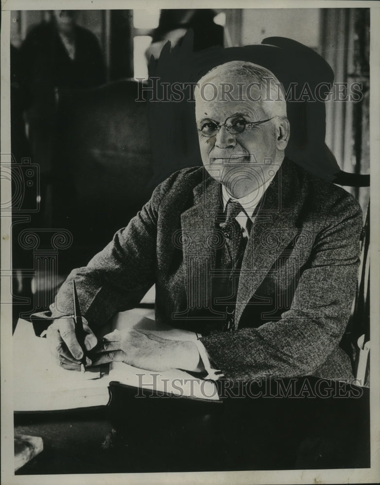 1934 Press Photo Governor John Garland Pollard of VA - neo21324-Historic Images