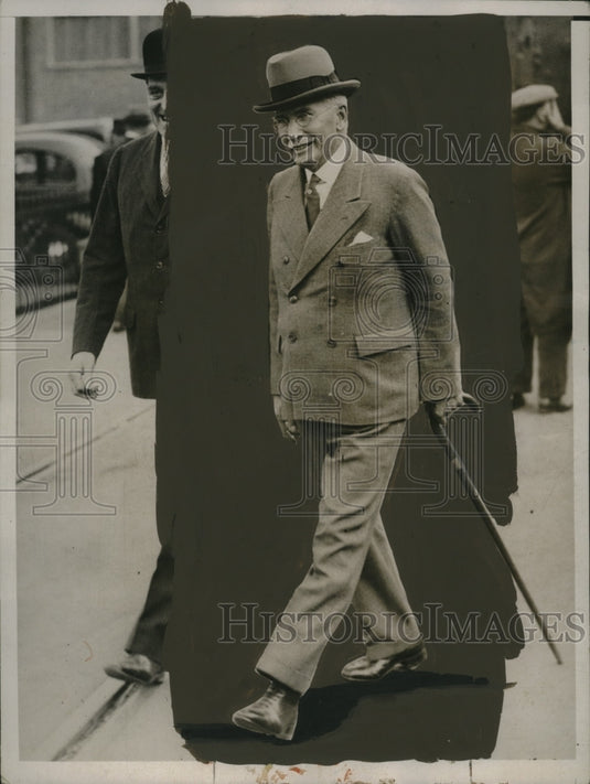 1937 Press Photo General J.B.M. Hertzon, Prime Minister of Union of South Africa - Historic Images