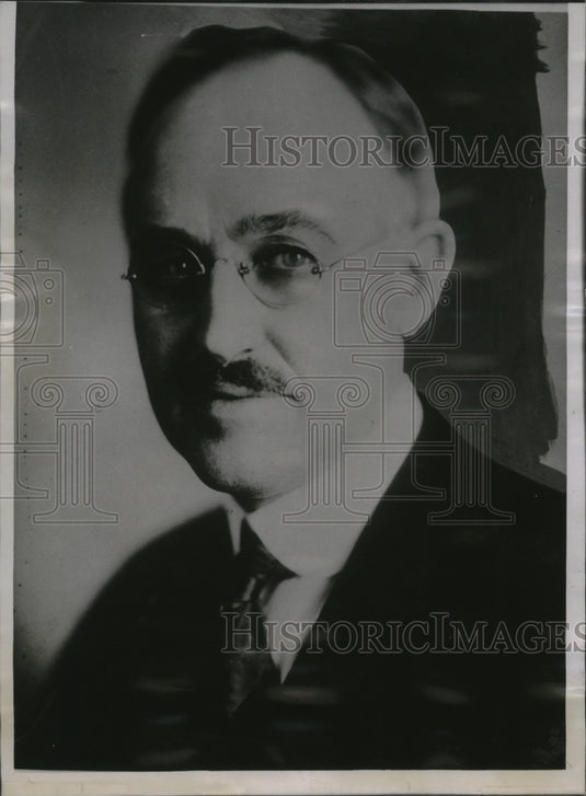 1935 Press Photo F. Rodney Titcomb, Uncle of Kidnapped 9-Year-Old, to Mediate - Historic Images