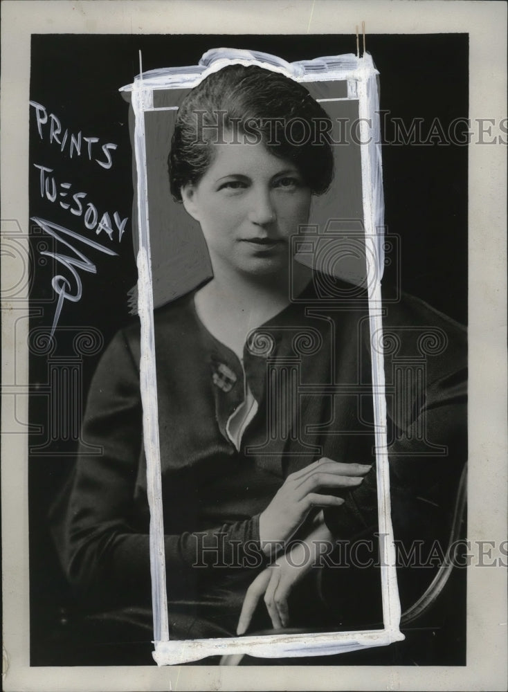 1933 Press Photo Margaret Janicula Washington NRA Executive - Historic Images