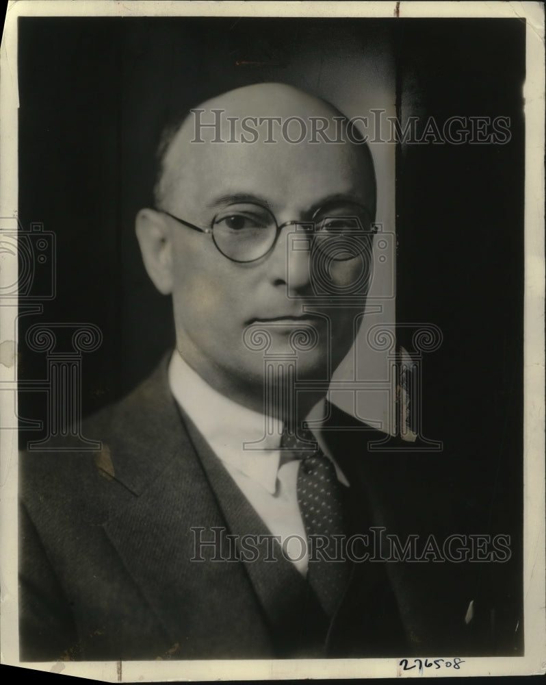 1934 Press Photo Tom M Girdler of Republic Steel Corporation - Historic Images