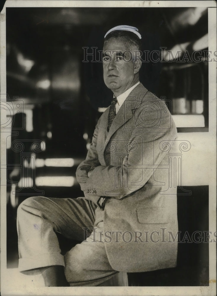 1930 Press Photo Col Arthur Woods, Former Police Commissioner of NYC - Historic Images