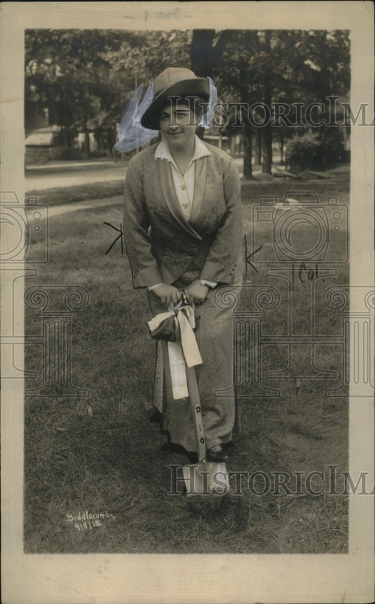 1924 Press Photo Bina M. West at Macccabees - Historic Images