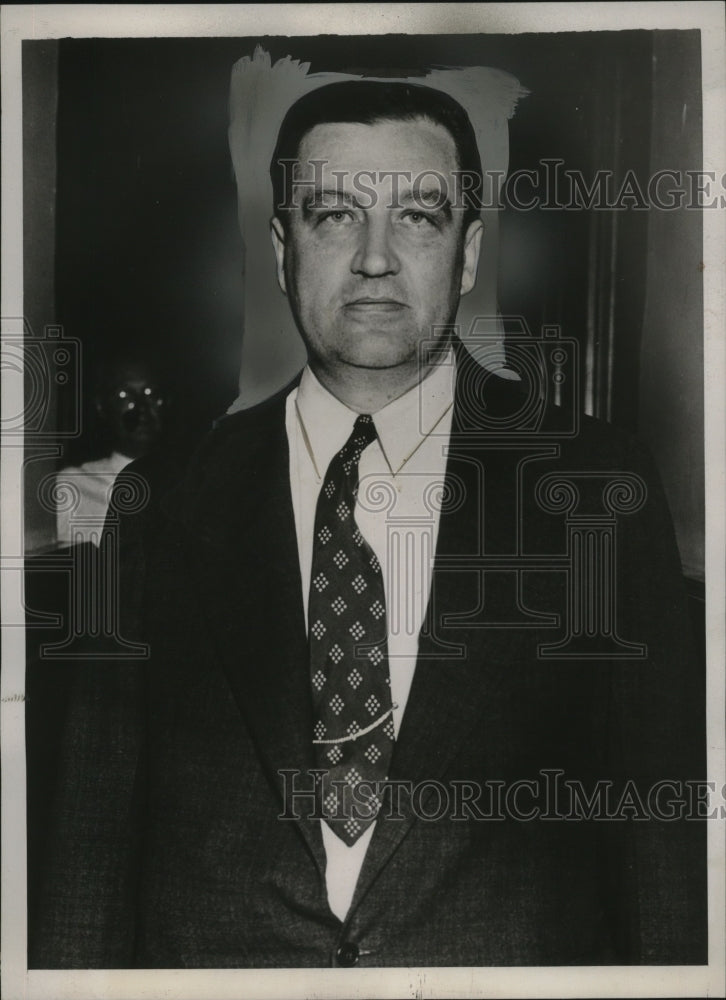 1938 Press Photo Guard Sergeant James Hart named for baking convicts to death-Historic Images