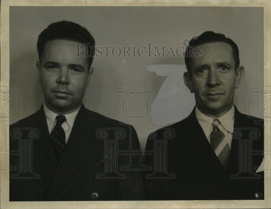 1940 Press Photo John T. Butler, Sales MGR & Kenneth Wood, Used Car MGR - Historic Images