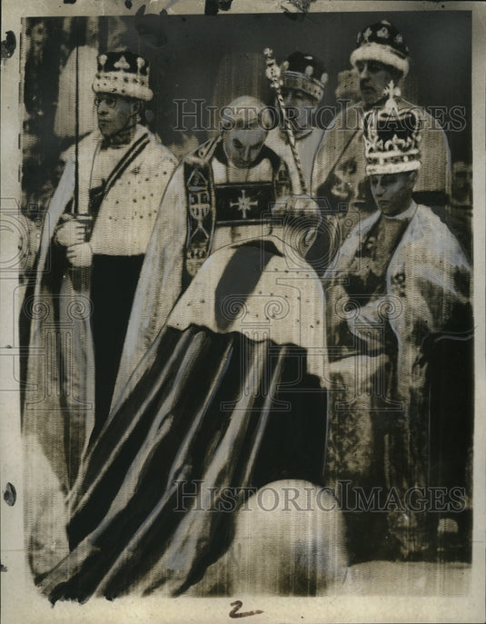 1937 Press Photo Crowning of George VI as King of England - neo22651-Historic Images