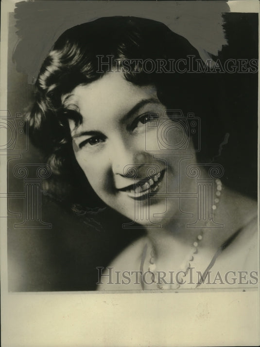1930 Press Photo Miss Margaret Smith, Senior Student at U of NV, Wins Plane Ride-Historic Images
