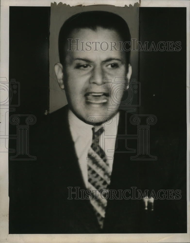 1938 Press Photo Snator Gonzales Bautista - Historic Images