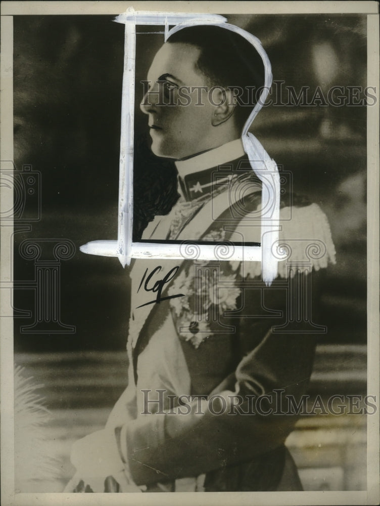 1929 Press Photo Crown Prince Umberto of Italy appointed Colonel in Italian Army-Historic Images