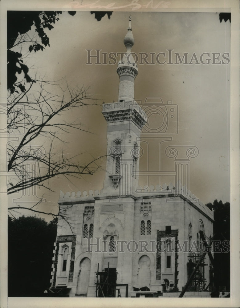 1953 Press Photo Islamic Center Building Washington DC - Historic Images