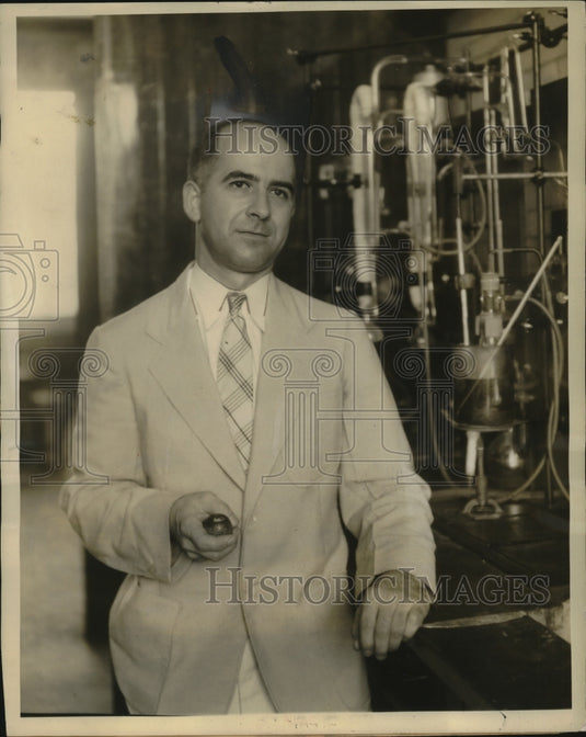 1936 Press Photo Prof Russell Marker of School of Chemistry & Physics U of PA - Historic Images