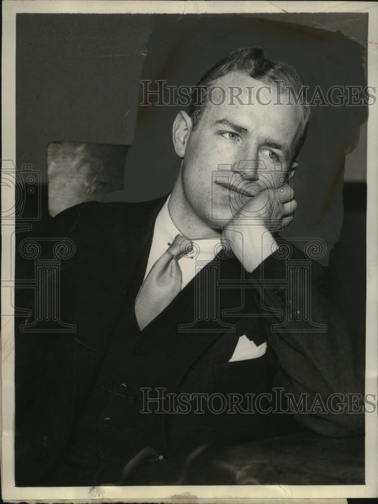 1933 Press Photo Franklin I saemann Jr contest daughters custody in Chicago-Historic Images