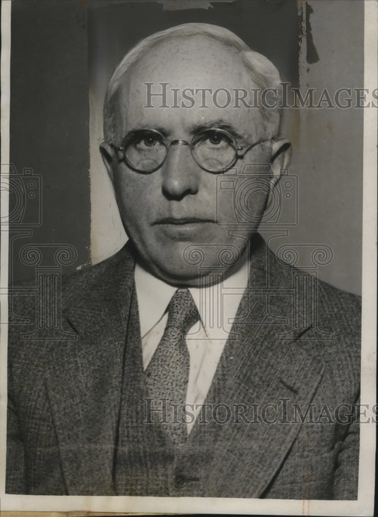 1933 Press Photo James P O'Grady Chicago man invested in Insull stocks - Historic Images