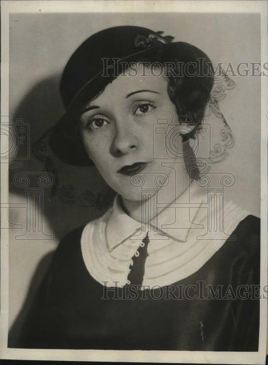 1933 Press Photo Blanche Ralls accuses Lt John H Murrel of attacking her - Historic Images