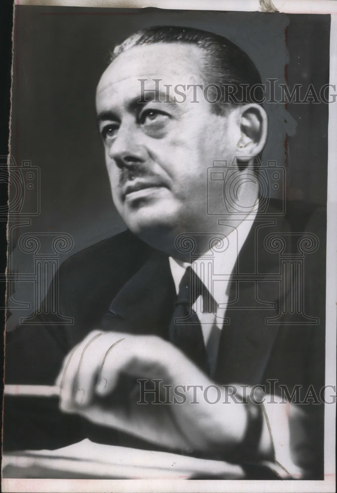 1955 Press Photo Paul B. Mulligan testified before Senate Investigation Subcomm.-Historic Images