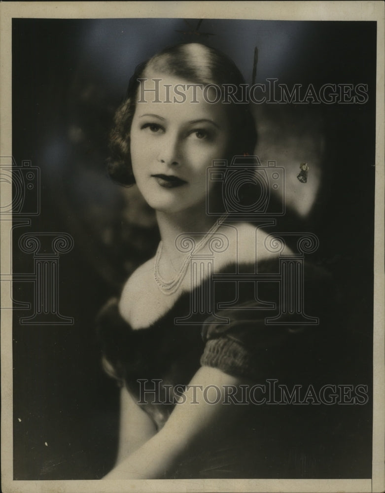 1937 Press Photo Ms Peggy Rosenbaum to Wed Peter Lehman, Son of NY Governor - Historic Images