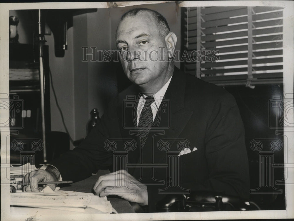 1930 Press Photo Emil Schram new chairman of RFC in Washington DC - Historic Images