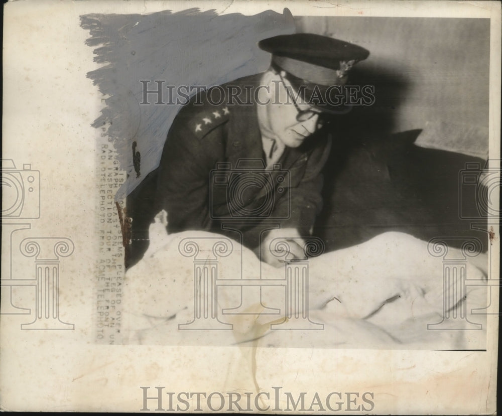 1944 Press Photo General Dwight Eisenhower - neo25361-Historic Images