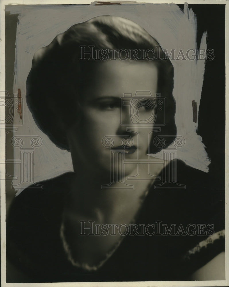 1934 Press Photo Miss Billy Brand, Daughter of Mr. and Mrs. Carl Brand - Historic Images