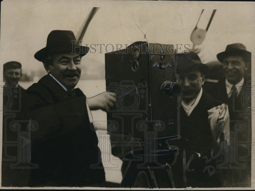 1921 Premier Briand of France at a meeting in England  - Historic Images