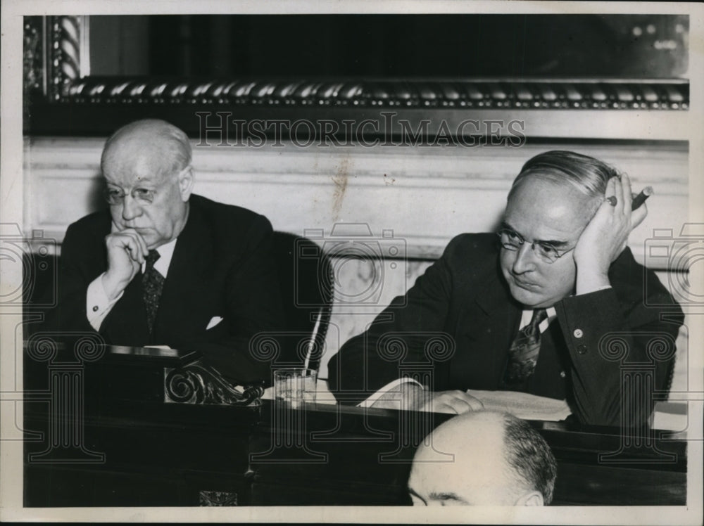 1938 Senators Clyde Herring Iowa, Arthur Vandenberg of Michigan - Historic Images