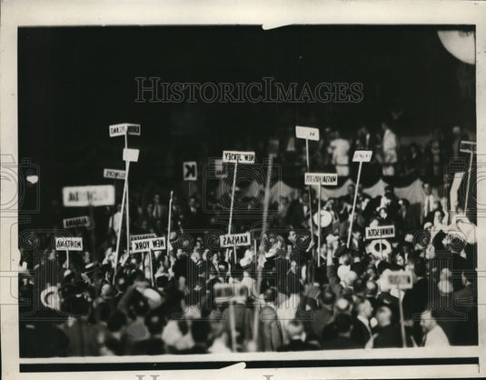 1932 Press Photo Democratic National Convention in Chicago Illinois - nep00669-Historic Images