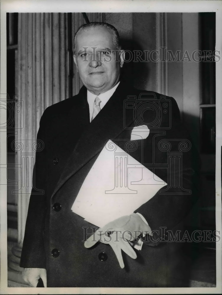 1944 Adrian C Escobar Argentine Ambassador in Washington DC - Historic Images