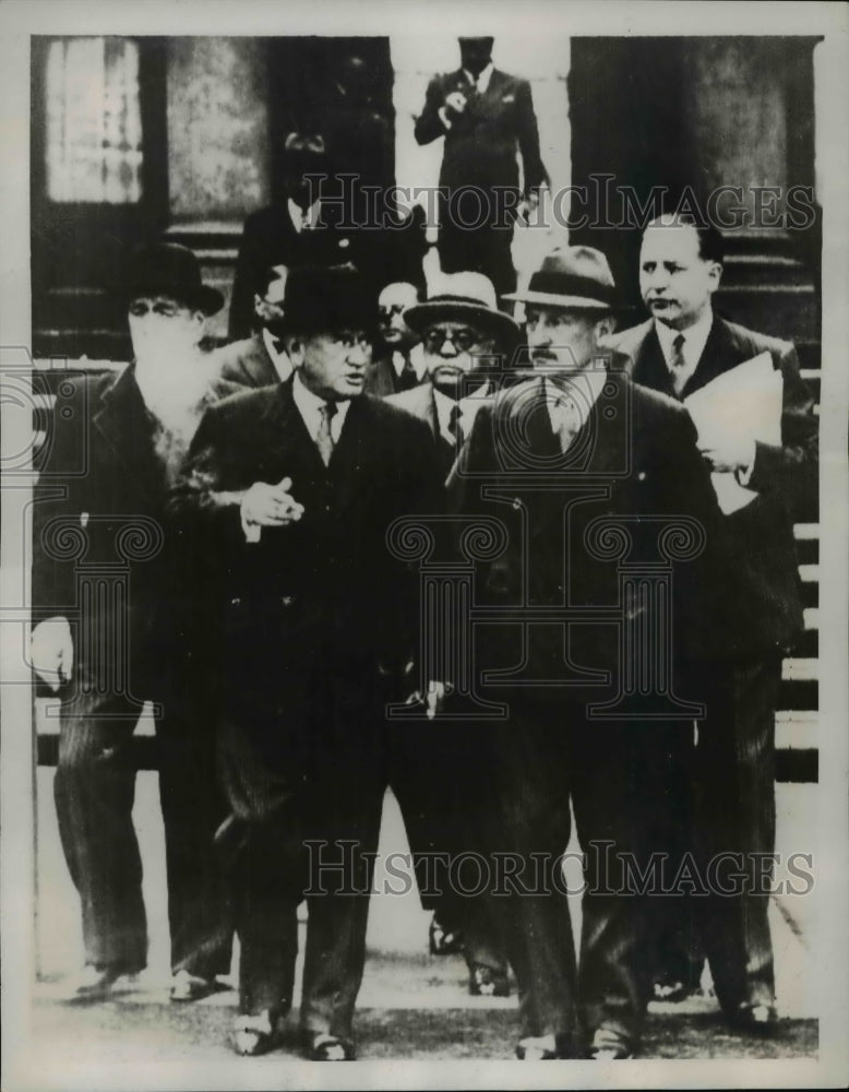 1939 French Premier Edouard Daladier, Paul Marchandeau  - Historic Images