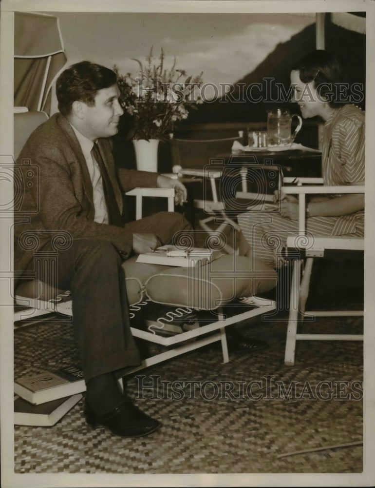 1940 GOP President candidate Wendell Willkie & secy Grace Grann - Historic Images