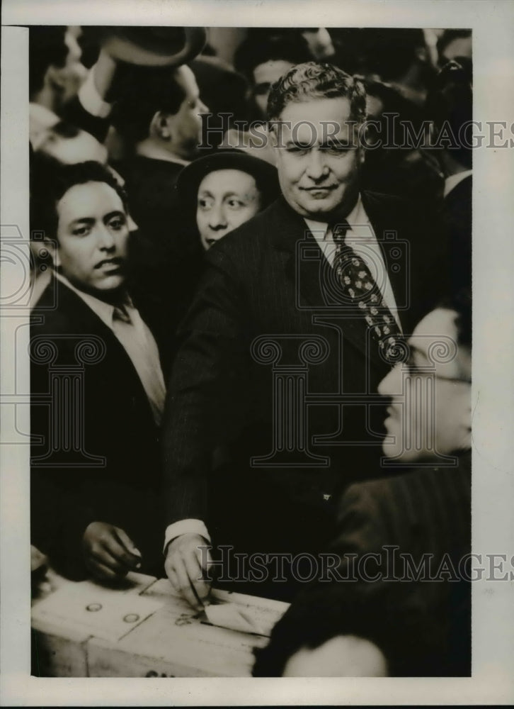 1940 Press Photo General Juan Andreu Almazan at Mexico Presidential election - Historic Images